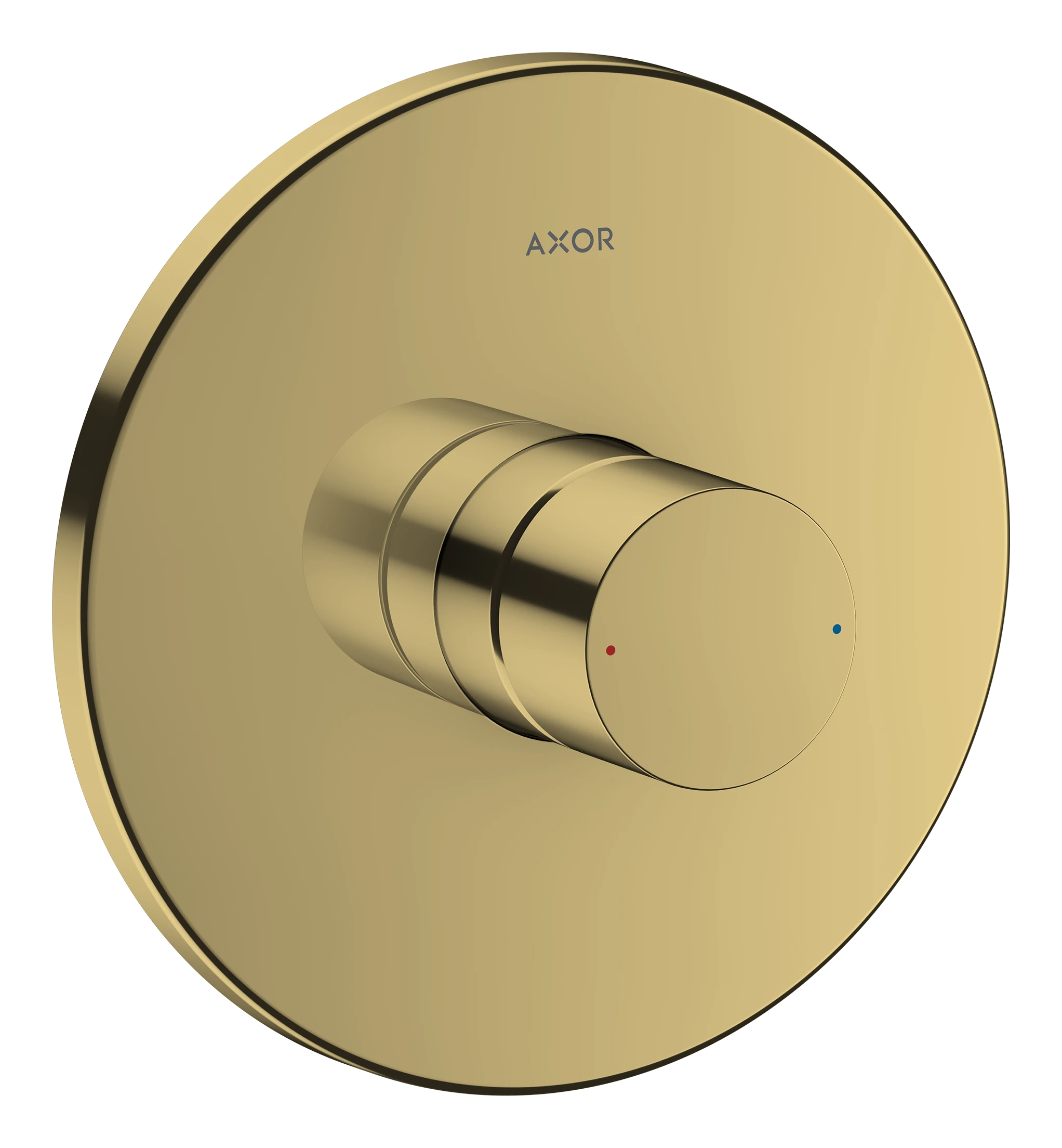 Axor Uno Shower Mixers Concealed 220 X 180 X 130mm Gold - Polished