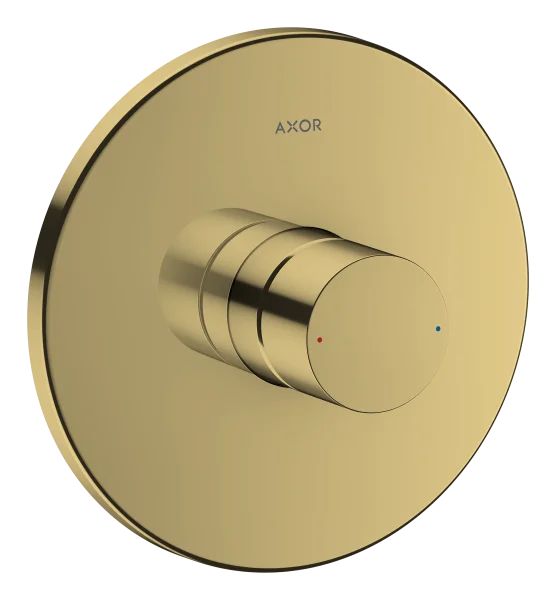 Axor Uno Shower Mixers Concealed 220 X 180 X 130mm Gold - Polished