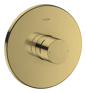 Axor Uno Shower Mixers Concealed 220 X 180 X 130mm Gold - Polished