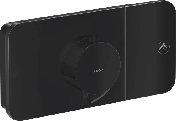 Axor One Thermostatic Module For Concealed Installation For 1 Outlet Matt Black