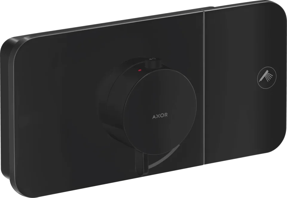 Axor One Thermostatic Shower Mixer Concealed 466 X 239 X 255mm Black - Matt product image - Image 1