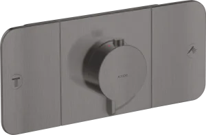Axor One Thermostatic Shower Mixer Concealed 450 X 230 X 255mm Gunmetal/chrome - Brushed