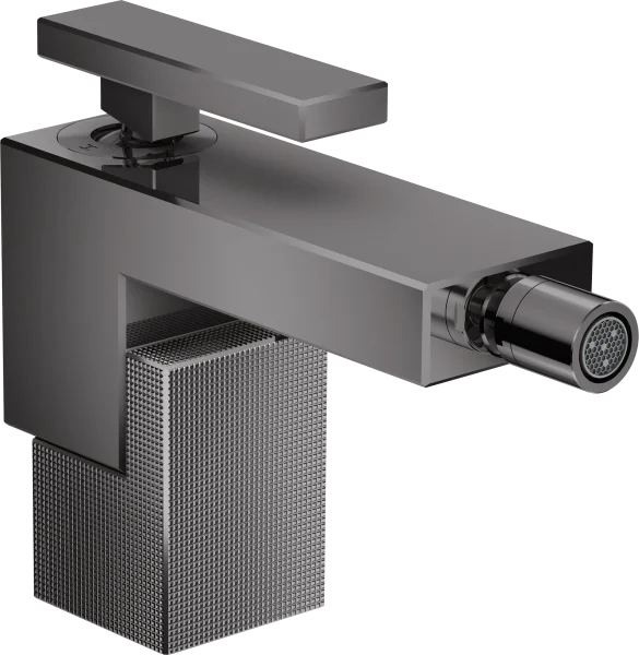 Axor Edge Single Lever Bidet Mixer With Push-open Waste - Diamond Cut