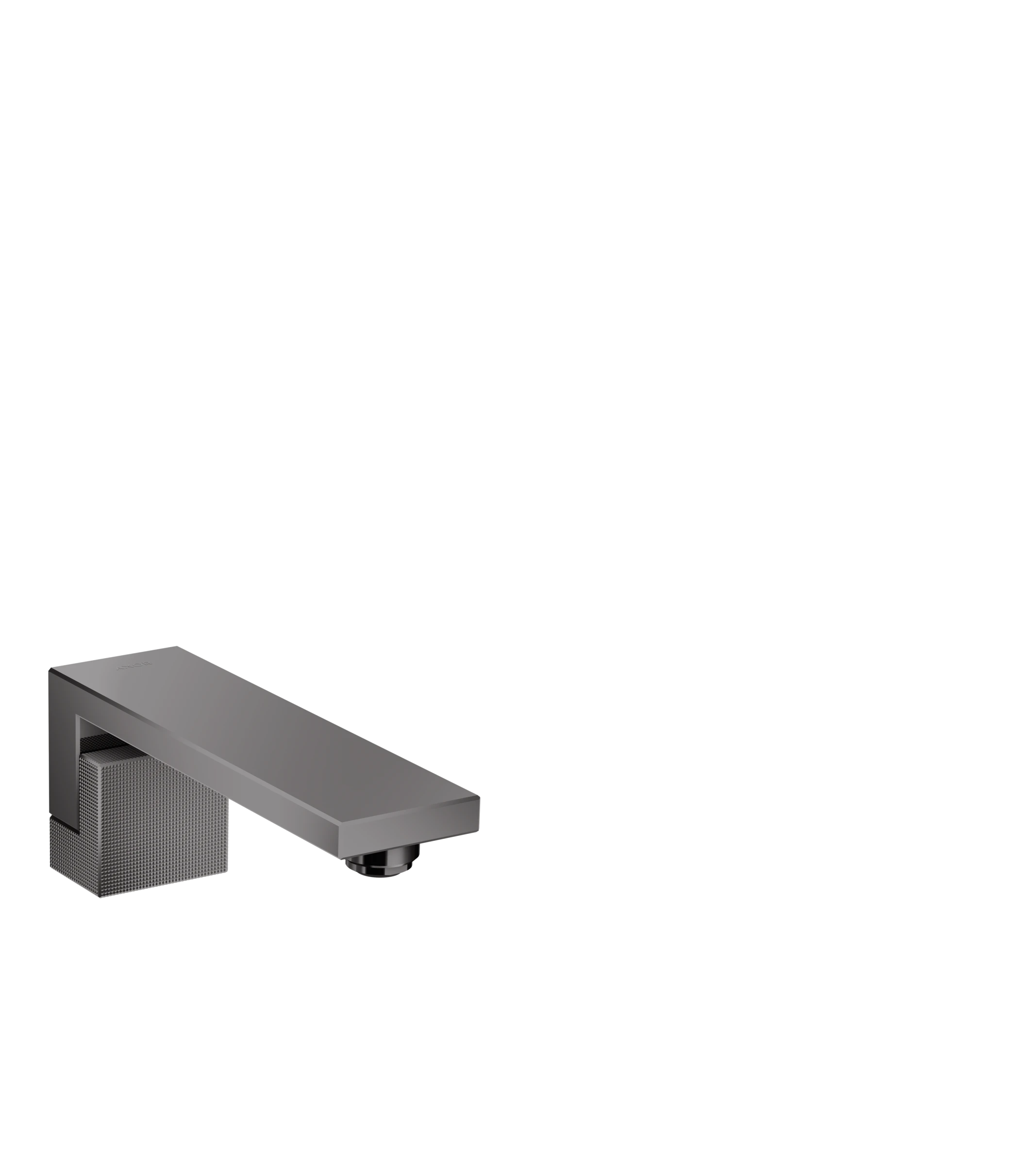 Axor Edge Bath Fillers 362 X 137 X 108mm Gunmetal/chrome - Polished