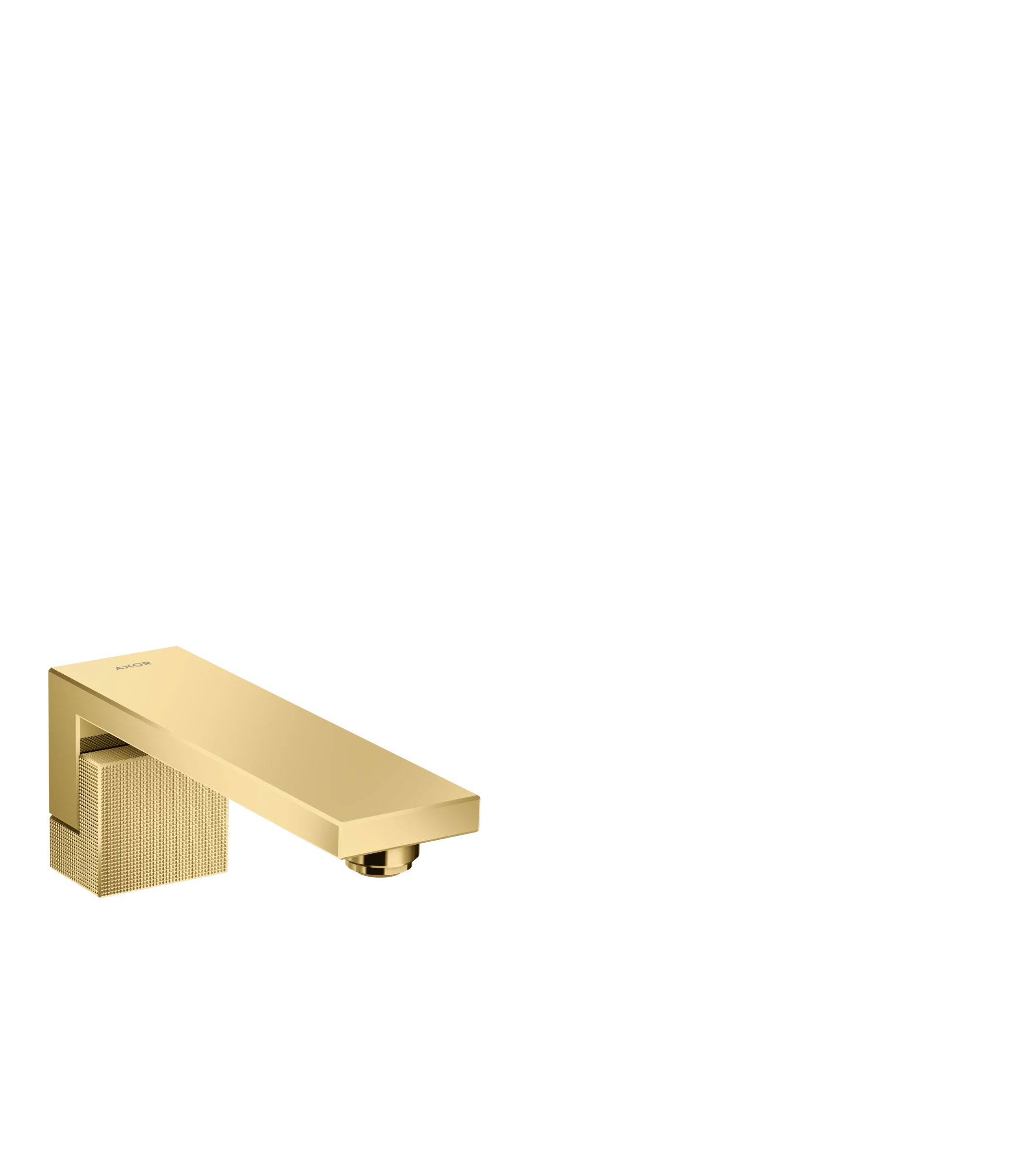 Axor Edge Bath Fillers 362 X 137 X 108mm Gold - Polished