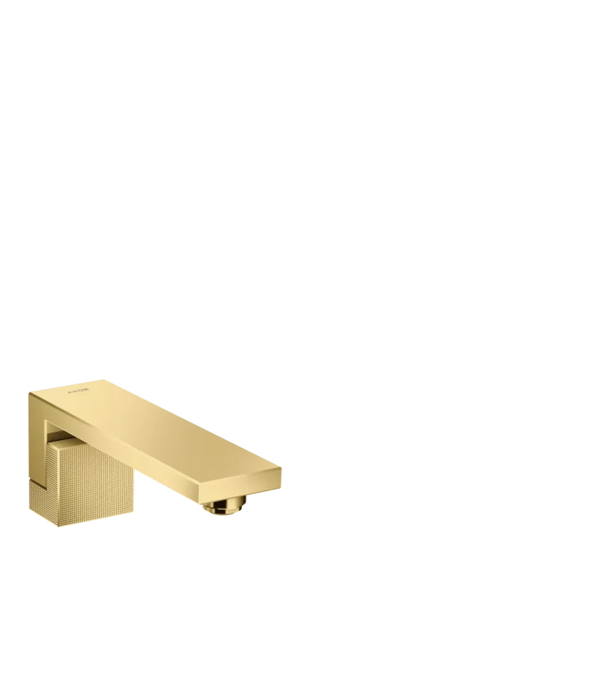 Axor Edge Bath Fillers 362 X 137 X 108mm Gold - Polished product image - Image 1