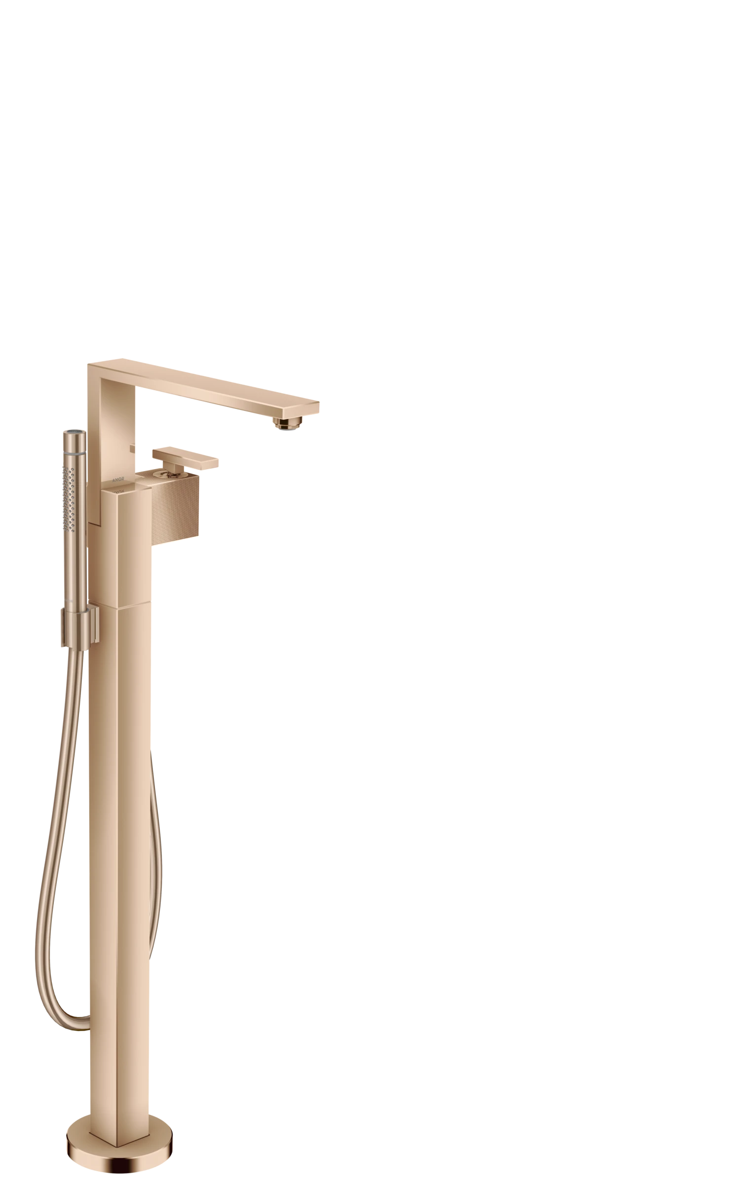Axor Edge Bath Mixers Concealed 1210 X 380 X 240mm Rose Gold/gold - Polished
