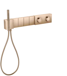 Axor Edge Thermostatic Shower Mixer Concealed 720 X 395 X 150mm Rose Gold/gold - Polished