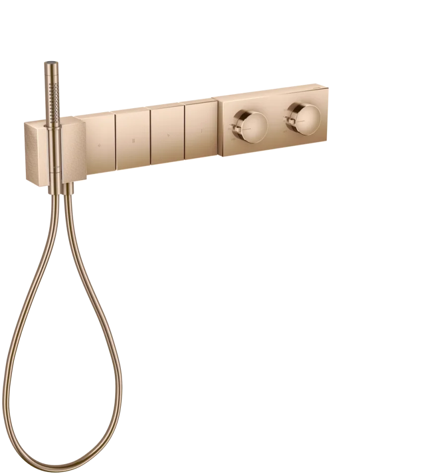 Axor Edge Thermostatic Shower Mixer Concealed 720 X 395 X 150mm Rose Gold/gold - Polished product image - Image 1