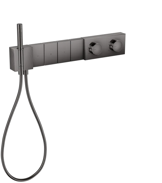 Axor Edge Thermostatic Module Select 610/100 For Concealed Installation For 4 Outlets - Diamond Cut