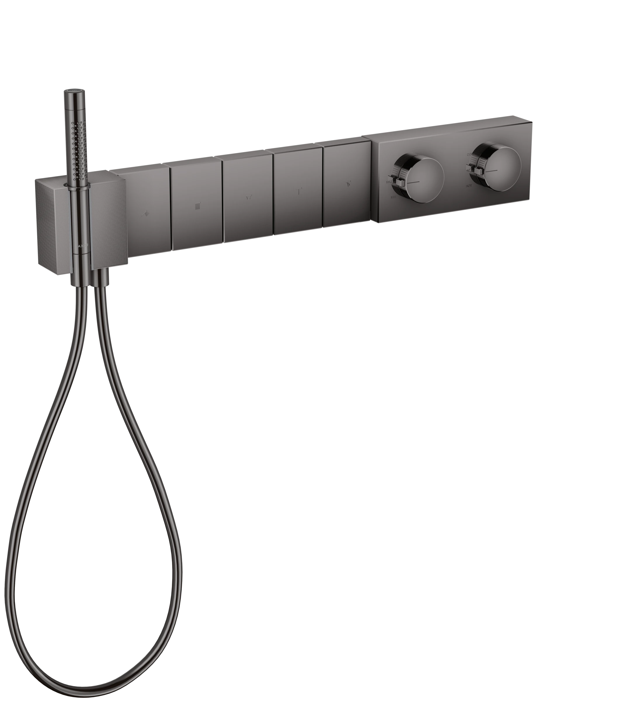 Axor Edge Thermostatic Module Select 680/100 For Concealed Installation For 5 Outlets - Diamond Cut
