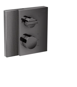 Axor Edge Thermostatic Shower Mixer Concealed 285 X 220 X 195mm Gunmetal/chrome - Polished
