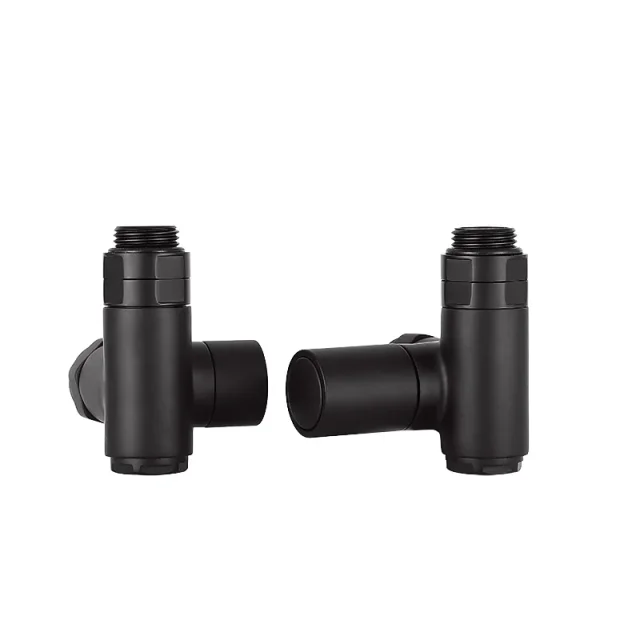 Just Taps Dual Fuel Radiator Valve Matt Black product image - Image 1
