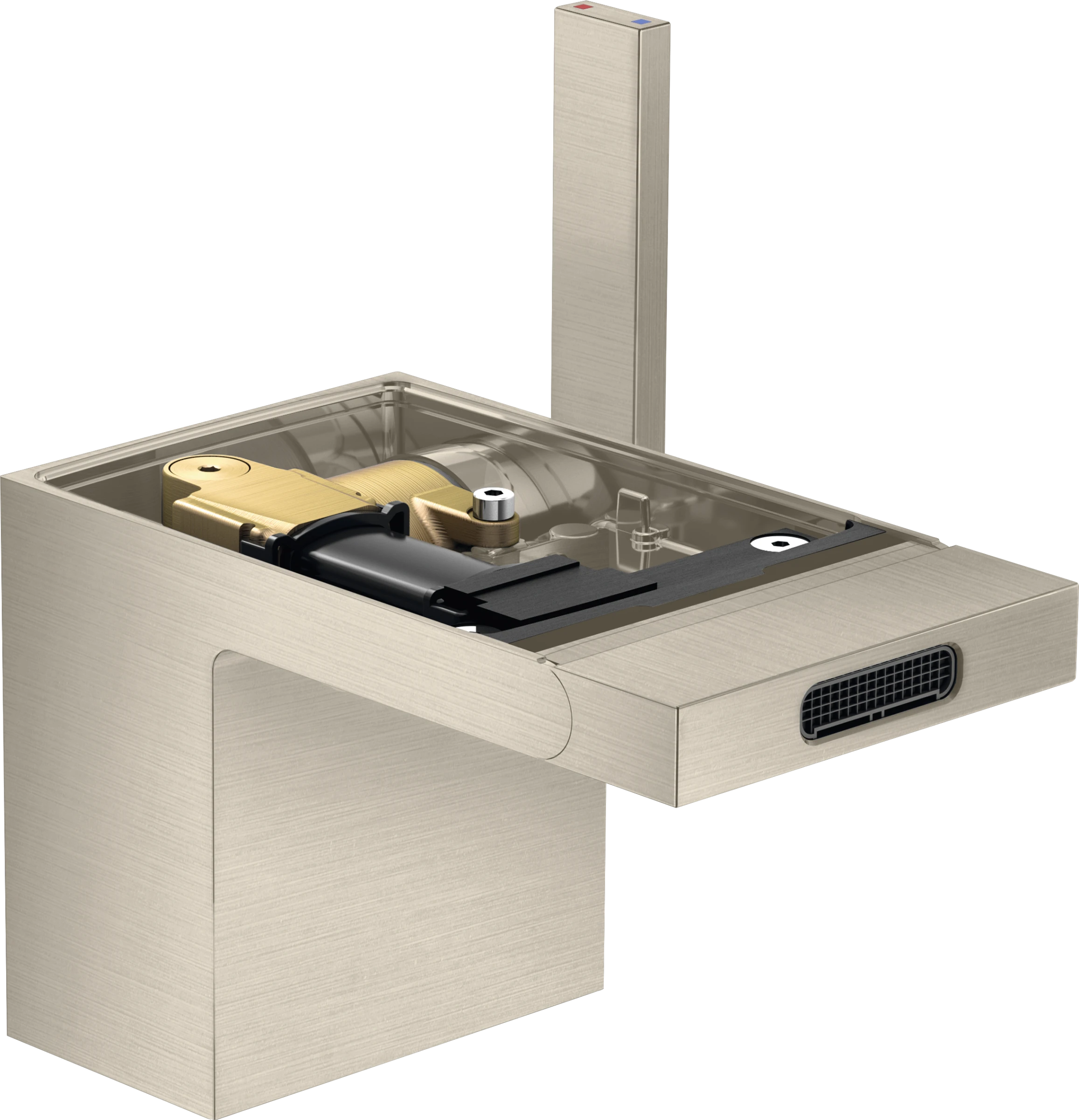 Axor Myedition Single Lever Bidet Mixer With Push-open Waste Without Plate Brushed Nickel