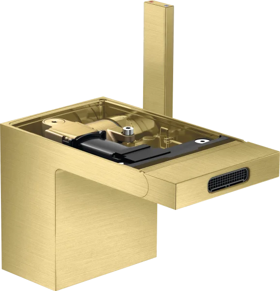 Axor Myedition Single Lever Bidet Mixer With Push-open Waste Without Plate Brushed Brass