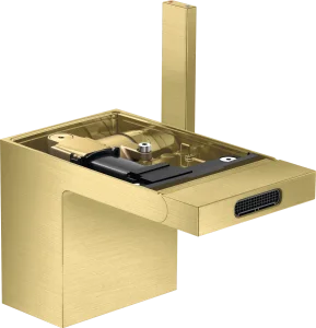 Axor Myedition Single Lever Bidet Mixer With Push-open Waste Without Plate Brushed Brass