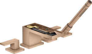 Axor Myedition Bath Mixers Concealed 400 X 350 X 160mm Rose Gold/gold - Brushed