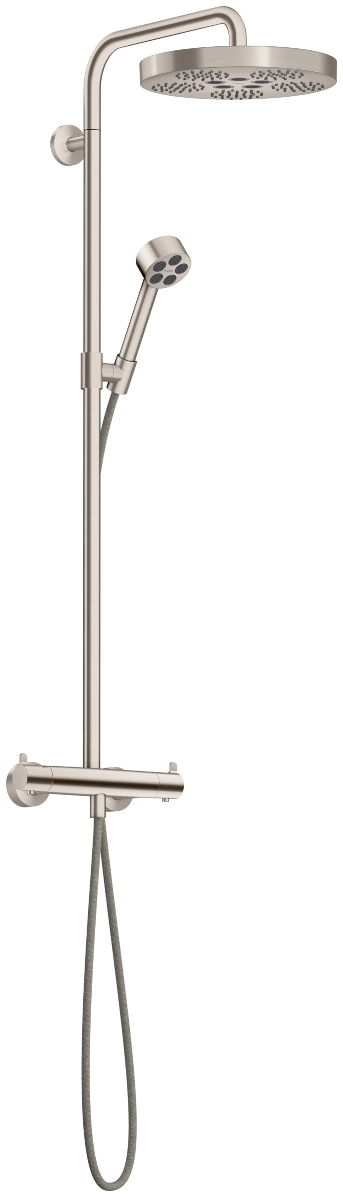 Axor One Showerpipes With Thermostatic Mixer 1020 X 350 X 170mm Stainless Steel
