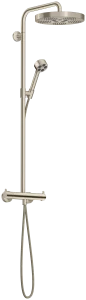 Axor One Showerpipes With Thermostatic Mixer 1020 X 350 X 170mm Nickel - Brushed