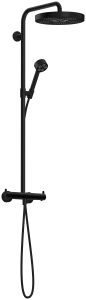Axor One Showerpipes With Thermostatic Mixer 1020 X 350 X 170mm Black - Matt