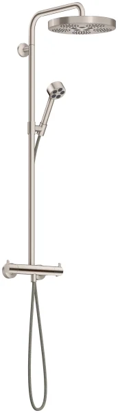 Axor One Showerpipes With Thermostatic Mixer 1020 X 350 X 170mm Stainless Steel
