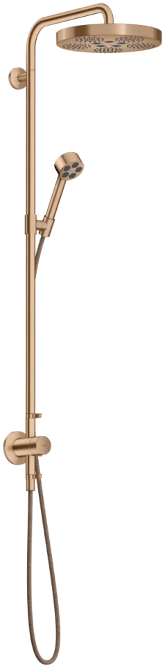 Axor One Showerpipes With Thermostatic Mixer 1015 X 350 X 170mm Rose Gold/gold - Brushed product image - Image 1