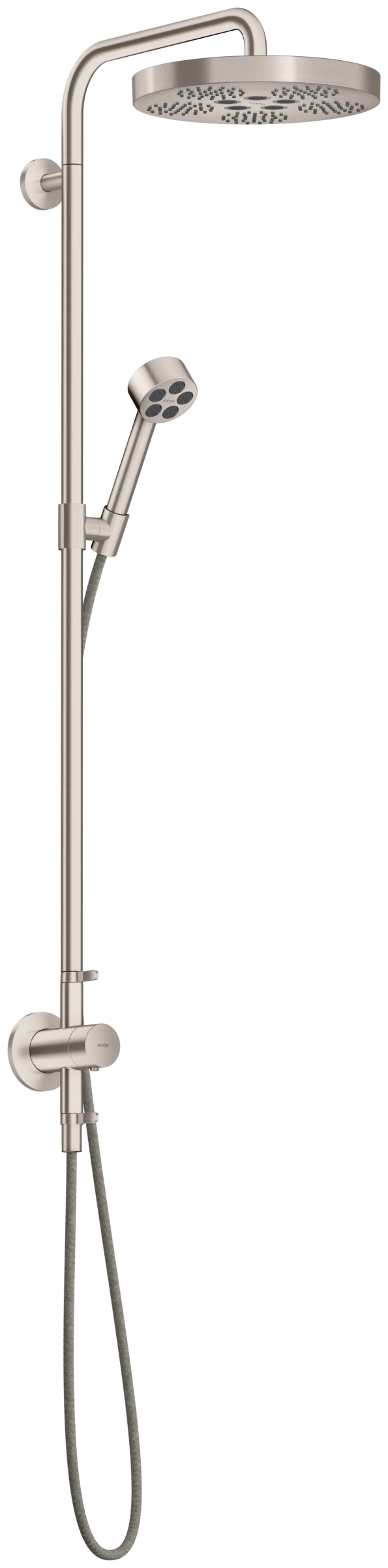 Axor One Showerpipes With Thermostatic Mixer 1015 X 350 X 170mm Stainless Steel