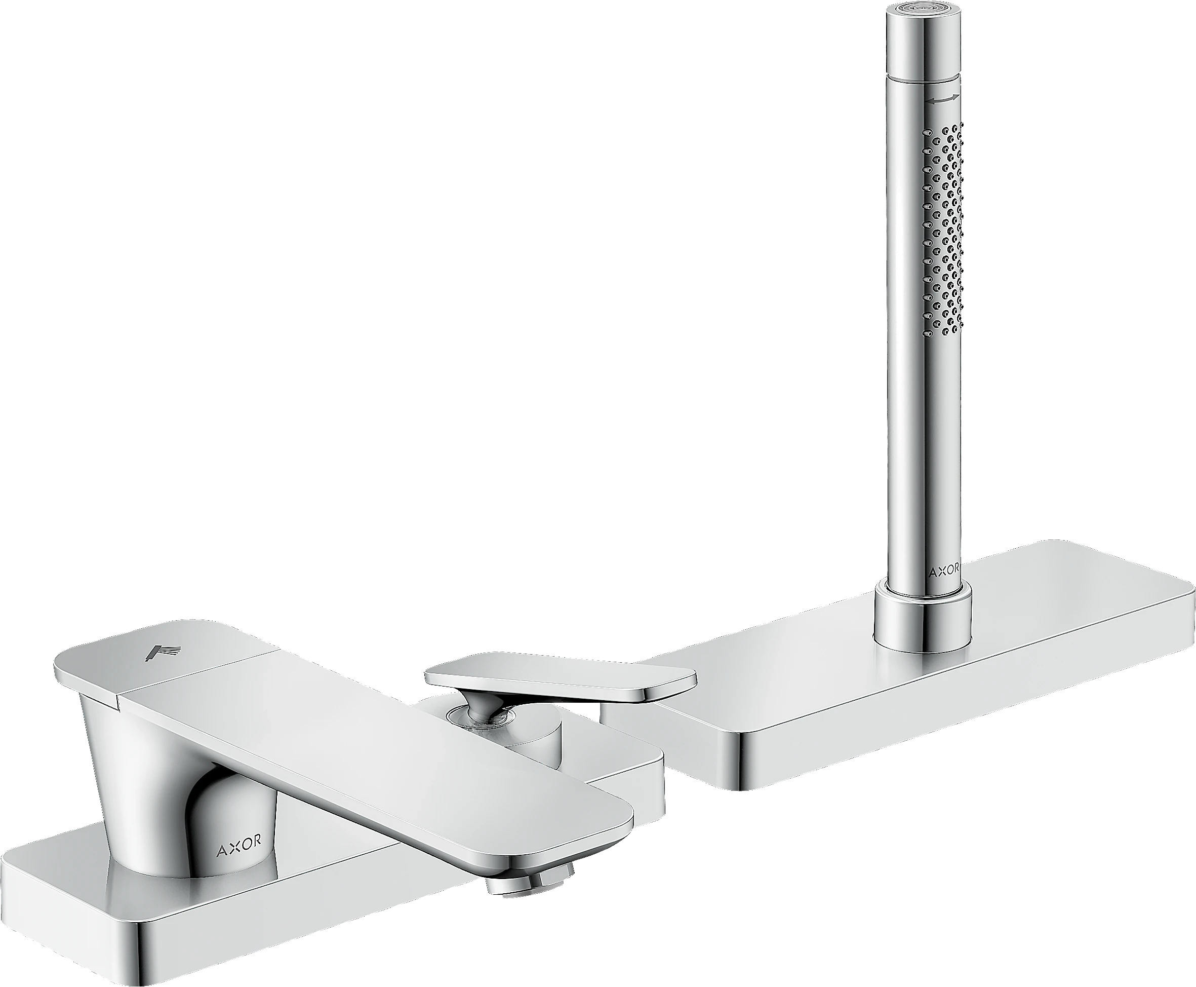 Axor Citterio C Bath Mixers Concealed 555 X 283 X 230mm Chrome
