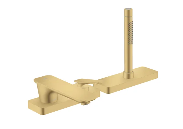 Axor Citterio C Bath Mixers Concealed 555 X 283 X 230mm Gold - Brushed