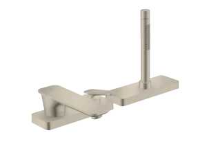Axor Citterio C Bath Mixers Concealed 555 X 283 X 230mm Nickel - Brushed