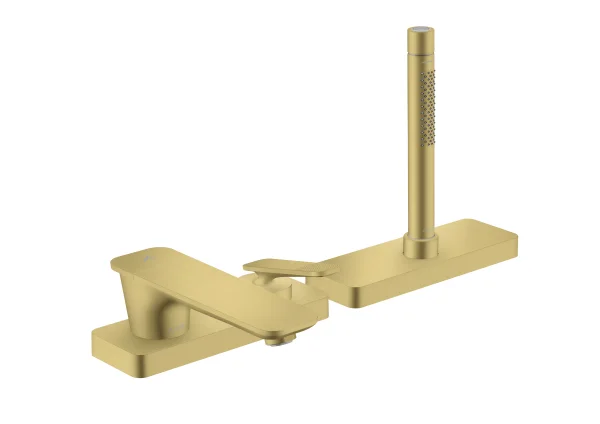 Axor Citterio C Bath Mixers Concealed 555 X 283 X 230mm Brass - Brushed