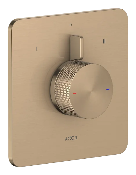 Axor Citterio C Shower Mixers Concealed 262 X 233 X 168mm Bronze - Brushed