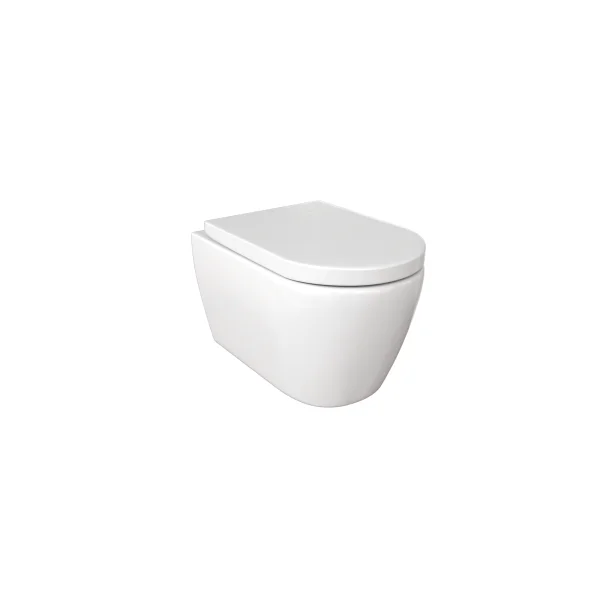 Saneux Uni Wall Hung Wc Pan - Rimless