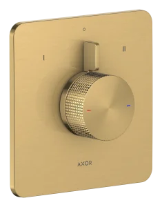 Axor Citterio C Shower Mixers Concealed 262 X 233 X 168mm Gold - Brushed