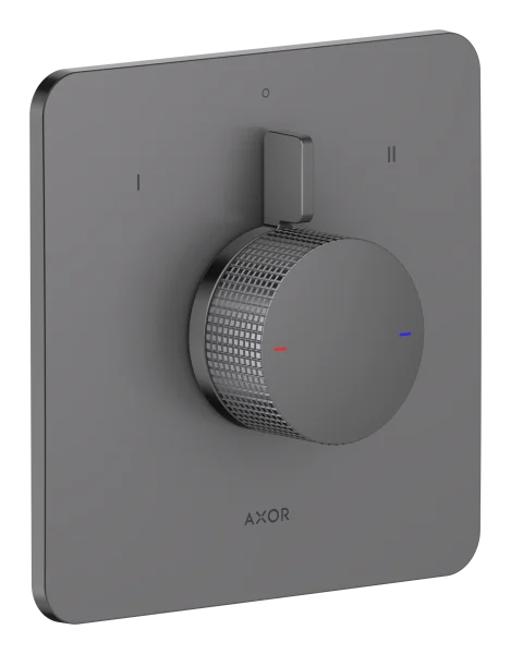 Axor Citterio C Shower Mixers Concealed 262 X 233 X 168mm Gunmetal/chrome - Polished