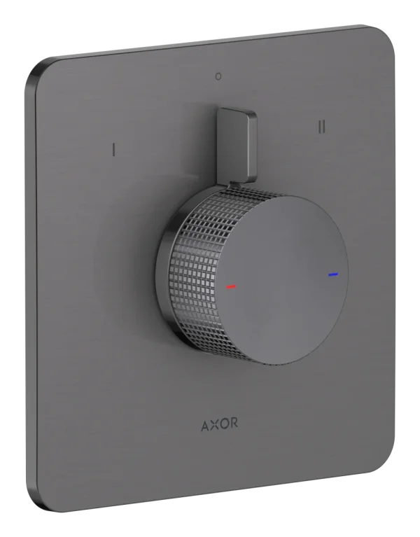 Axor Citterio C Shower Mixers Concealed 262 X 233 X 168mm Gunmetal/chrome - Brushed product image - Image 1