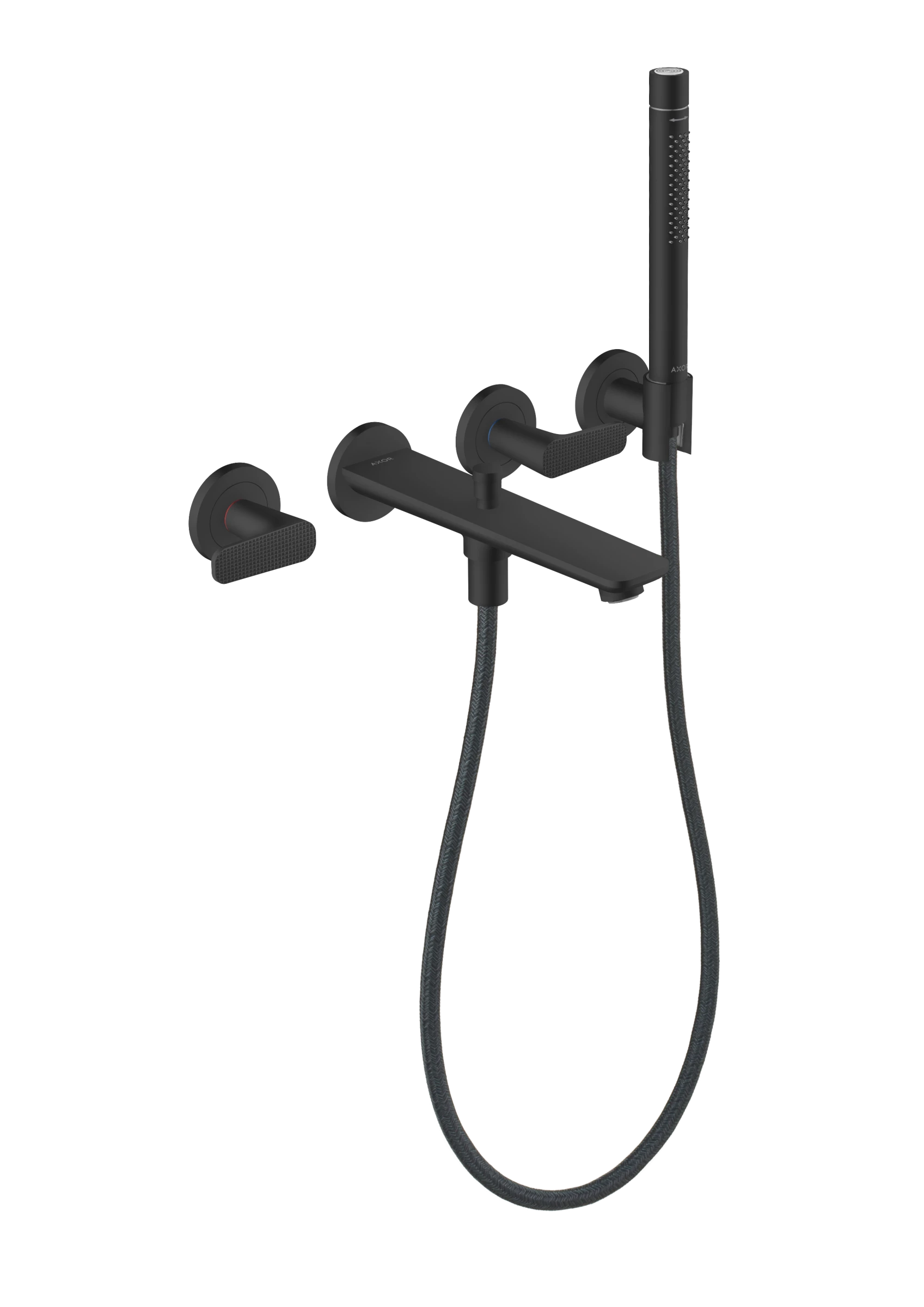Axor Citterio C Bath Mixers Concealed 504 X 269 X 131mm Black - Matt