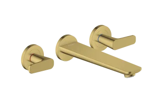 Axor Citterio C Bath Mixers Concealed 458 X 247 X 107mm Gold - Polished