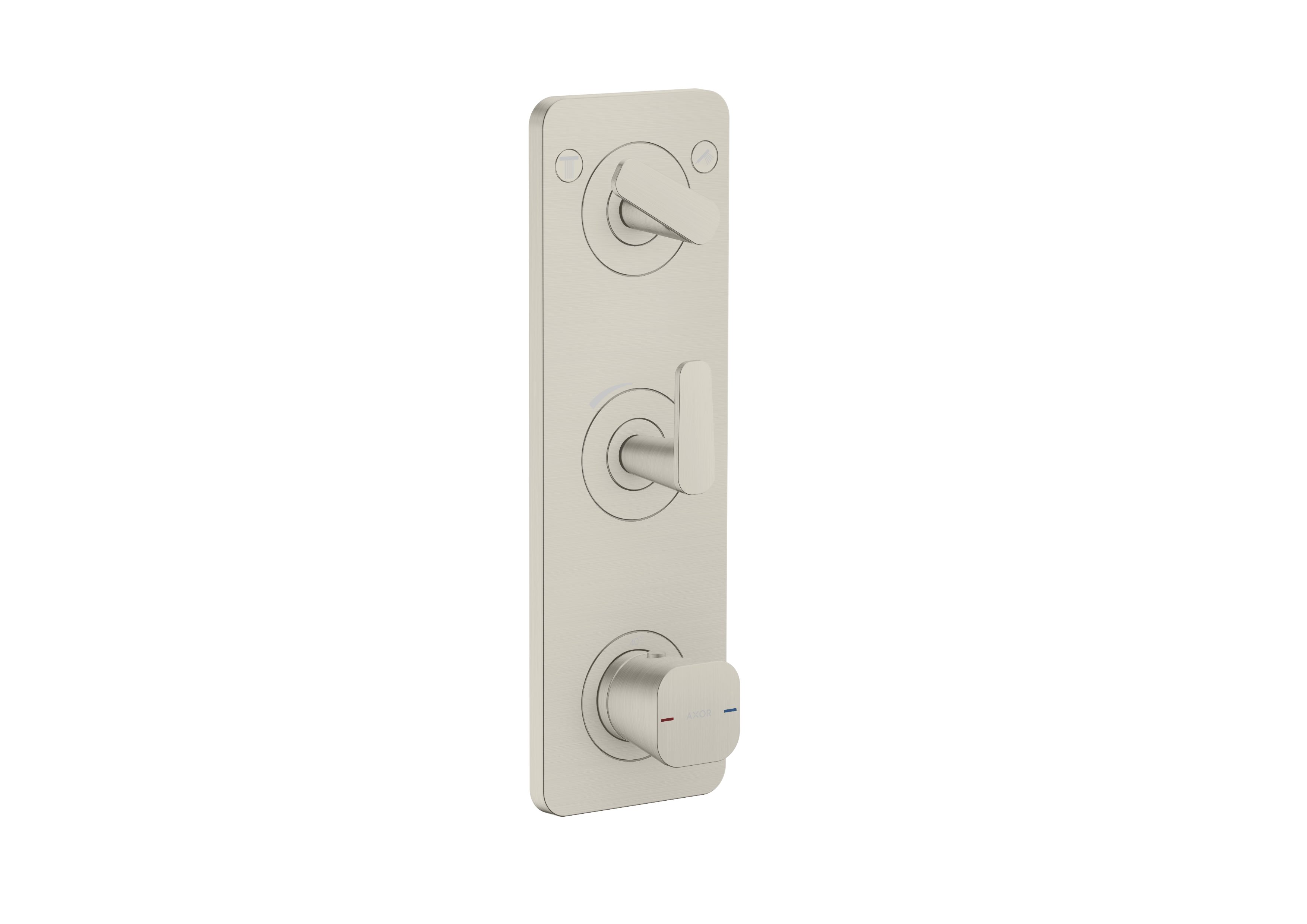 Axor Citterio C Thermostatic Shower Mixer Concealed 458 X 247 X 107mm Stainless Steel