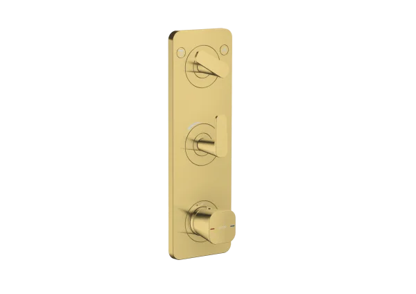 Axor Citterio C Thermostatic Shower Mixer Concealed 458 X 247 X 107mm Gold - Polished