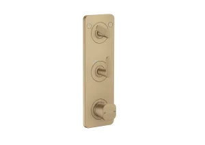 Axor Citterio C Thermostatic Shower Mixer Concealed 458 X 247 X 107mm Bronze - Brushed