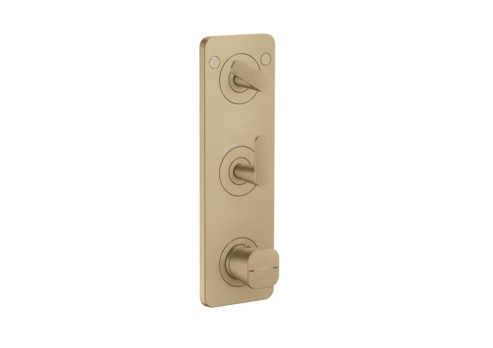 Axor Citterio C Thermostatic Shower Mixer Concealed 458 X 247 X 107mm Bronze - Brushed product image - Image 1