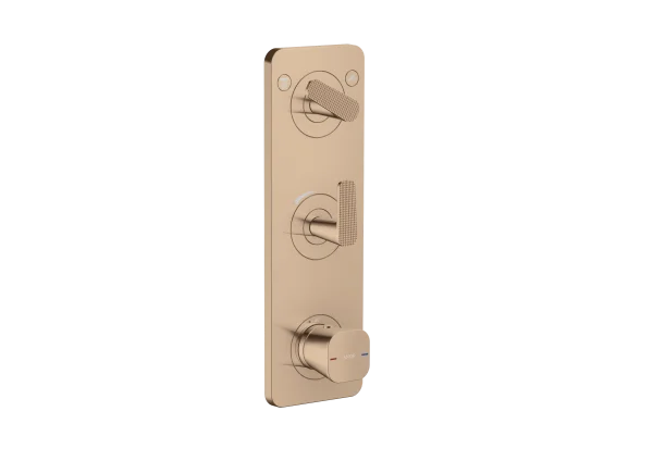Axor Citterio C Thermostatic Shower Mixer Concealed 458 X 247 X 107mm Rose Gold/gold - Polished