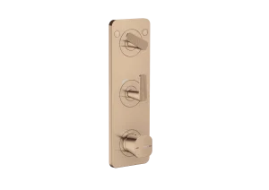 Axor Citterio C Thermostatic Shower Mixer Concealed 458 X 247 X 107mm Rose Gold/gold - Polished