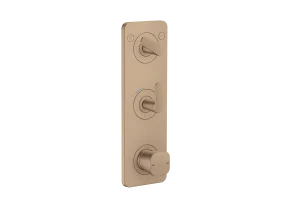 Axor Citterio C Thermostatic Shower Mixer Concealed 458 X 247 X 107mm Rose Gold/gold - Brushed