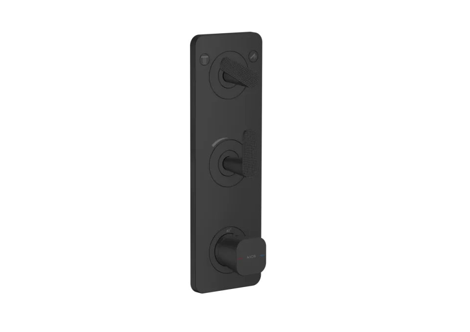 Axor Citterio C Thermostatic Shower Mixer Concealed 458 X 247 X 107mm Black - Matt product image - Image 1