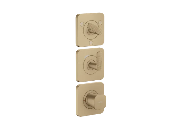 Axor Citterio C Thermostatic Shower Mixer Concealed 298.5 X 209 X 139mm Bronze - Brushed