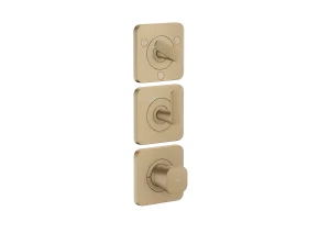 Axor Citterio C Thermostatic Shower Mixer Concealed 298.5 X 209 X 139mm Bronze - Brushed