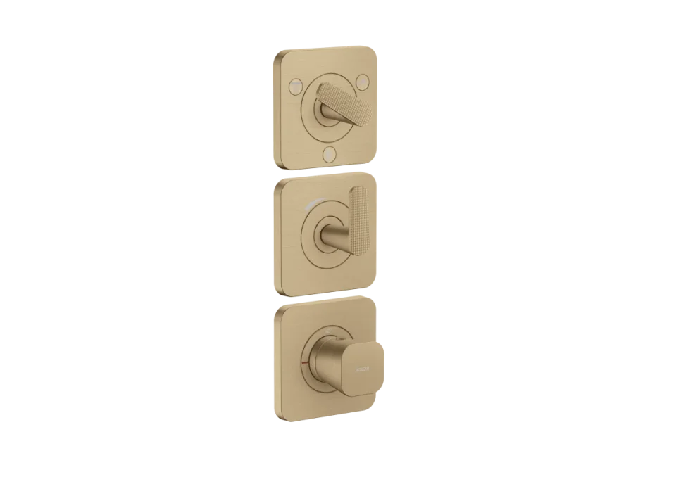 Axor Citterio C Thermostatic Shower Mixer Concealed 298.5 X 209 X 139mm Bronze - Brushed product image - Image 1