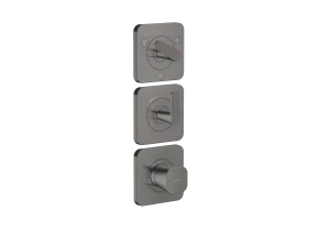 Axor Citterio C Thermostatic Shower Mixer Concealed 298.5 X 209 X 139mm Gunmetal/chrome - Polished